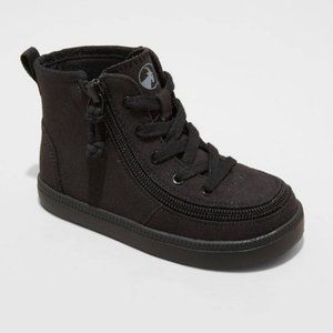 BILLY Footwear Haring Essential High Top Toddler Sneakers in Black